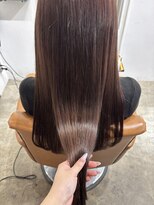 アンジュール(UNJOUR.)&nbsp;髪質改善×ロング/ブリーチなしカラーで魅せる上品ブラウン