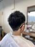 男性カット＆眉カット＋頭皮ケアスパ