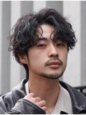 渋谷大人緩めツイスパシャドウパーマフェザーパーマルーズパーマ