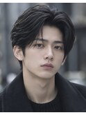 【朝の10分短縮」メンズカット+曲がる縮毛矯正