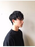 マッシュ×パーマ