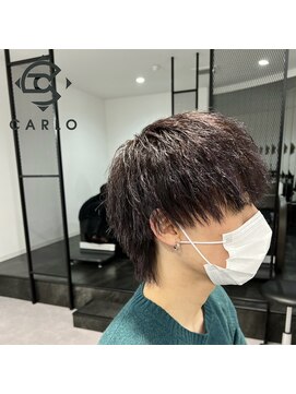 カルロイースタイル(CARLO e-style) 襟足マッシュ　弱ツイスト