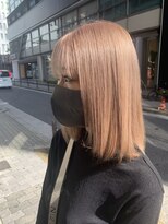 ラフ 難波店(LAFF)&nbsp;#黒髪#ボブルフ#ネビージュ#小顔#ワンレン