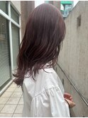 天神/大名/ピンクベージュ/ブリーチなし/大人レイヤー
