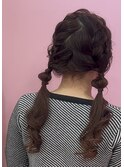 【ヘアセット】ツインテール×コンサート
