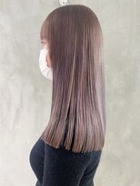 アルバム 渋谷パルコ(ALBUM) グレーベージュ_チェリーブラウンフェミニンロング_ba362921