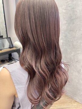 エル ヘアサロン なんば店(eL) eL☆KAI  ラベンダーピンクベージュ　 Oggi Otto