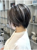 ハンサムショート×ザクザクハイライト