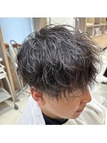 【東京/渋谷/都立大学/メンズパーマ/ツイストスパイラルパーマ】