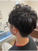 すっきりカット!メンズパーマスタイル