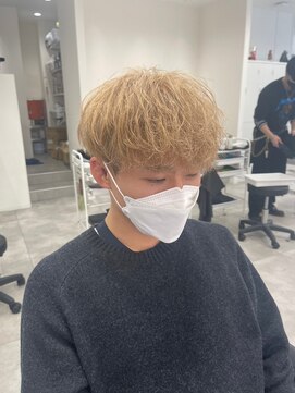 ルースト 西院店(ROOST) ミルクティーベージュ/ツーブロ/マッシュ