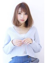 オーロ 緑地公園店(ORO)&nbsp;オリーブカラーハイライトカラー小顔セミウェットウェーブ