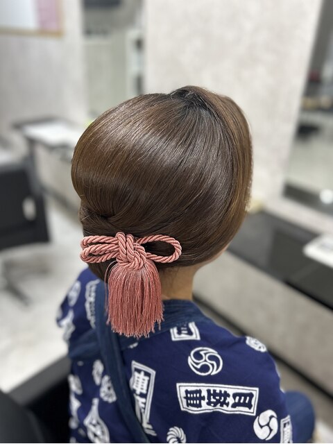 夜会ヘアセット