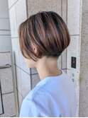 【gosgo近藤】グラボブ/刈り上げ/ショート/センターパート
