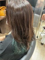 ナチュラ(NATU-RA)&nbsp;インナーカラー☆グリーン