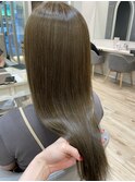 ダブルイルミナカラーオリーブカラー【上岡】
