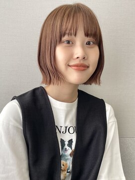 サンド クリア 横浜本店(sand clear) あご下ぱつっとボブ