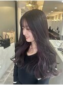 大人っぽイヤリングパープル