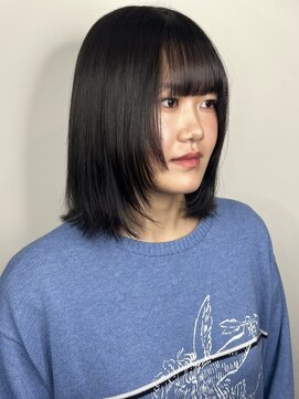 グラッド(GLAD.) ウルフカットボブウルフカット顔まわりレイヤーカットウルフボブ