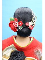 美容室 びゃんびゃん 社店&nbsp;成人式ヘアスタイル/ヘアセット/シニヨン