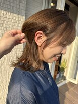 アプリティア&nbsp;【ベージュ×レイヤーボブ】　別府／大分