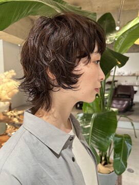 パーク(PARK) マッシュショートマッシュウルフパーマショートウルフレイヤー