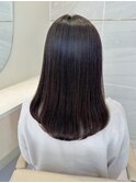 縮毛矯正/丸みロング