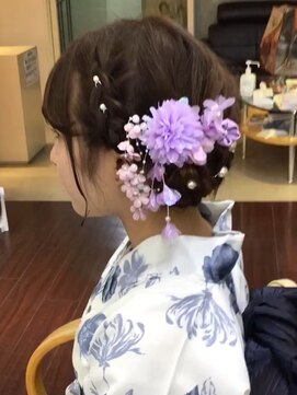 ヘアサロン ユニティ(Hair Salon Unity) 浴衣ヘアサイドシニヨン