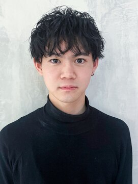 アルバム 渋谷パルコ(ALBUM) 短髪アッシュブラックマッシュツーブロック_9918