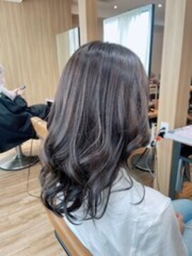 アロマヘアルーム 横浜店(AROMA hair room) 抜け感ベージュアッシュカラーウェーブヘア/横浜/横浜西口