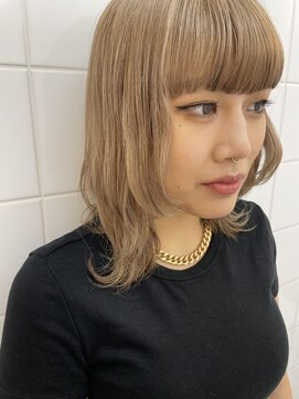 クラム(clam.) ミルクティーカラー