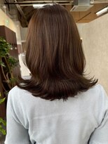 オズ 郡山桑野店(OZ)&nbsp;黒髪ボブルフネビージュ小顔ワンレン