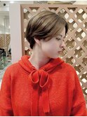 マニッシュショートハンサムショートショートパーマ