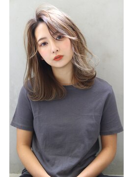 ロゼ 石橋(Rose) 【ROSE】レイヤーカット＿ハイライト＿ブリーチ＿ミディアム