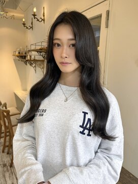 オーガスト ヘア ネイル(AUGUST hair nail) 透明感グレージュ×重めカット