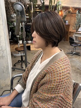 ウィークエンド(WEEKEND) ベージュ×ショート