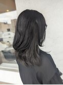 インナーカラー・シルバーグレージュ
