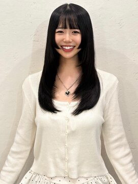 セルカ 新宿(CERCA) 姫レイヤーカット★【CERCA新宿】東京新宿韓国風ヘア美容室前髪