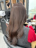 ディーエックス ウエスト(Dxxxx WEST)&nbsp;くすみベージュ［顔周りカット/レイヤーカット/イルミナカラー］