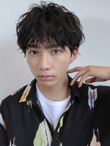 エムスラッシュ ソル センター南(M.SLASH SOL)&nbsp;フェザーマッシュ/メンズパーマ/アッシュブラック/SOLセンター南