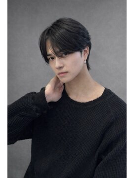 エフコード 難波(F-CODE) 毛流れセンターパート【ニュアンスパーマ】