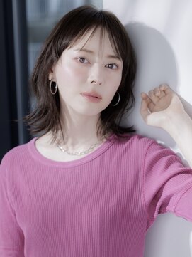 マカロン 仙台泉中央店(macaron) 着物ヘア/ダークアッシュ/ミディアムレイヤーカット/泉中央128