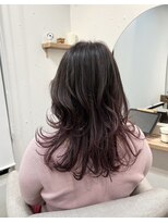 シア 綾瀬店(SHEER)&nbsp;アッシュピンクのグラデーションカラー