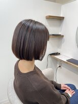 シアアルン 新小岩店(SHEER alun)&nbsp;◆【時短艶髪】ドライでまとまるボブ×チョコブラウン【新小岩】