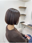 ◆【時短艶髪】ドライでまとまるボブ×チョコブラウン【新小岩】