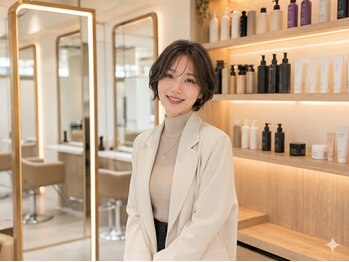 アッシュ 千歳烏山店(Ash)の写真/大人女性の髪悩み解消。骨格補正で叶える、マイナス5歳見えの「上品くびれカット」