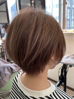 ヘアメイクアクト 都賀店&nbsp;抜け感コンパクトショートボブ　耳掛けver