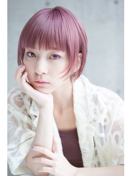 アッシュ 二俣川南口店(Ash) 10代20代30代レイヤーボブ×ハイトーンピンク