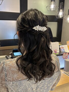 ザザ シンジュク(ZA/ZA shinjuku) 新宿ヘアアレンジ/新宿ヘアセット/ハーフアップアレンジ