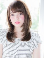 ノラ ヘアーサロン(NORA HAIR SALON) NORA【ERI】ツヤモテ髪小顔前髪ナチュラルストレートセミロング